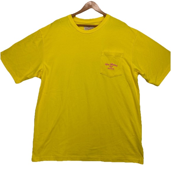 Other - You‎ Matter By Demetrius Harmon Cut And Sew 001 Yellow Tshirt Size XL